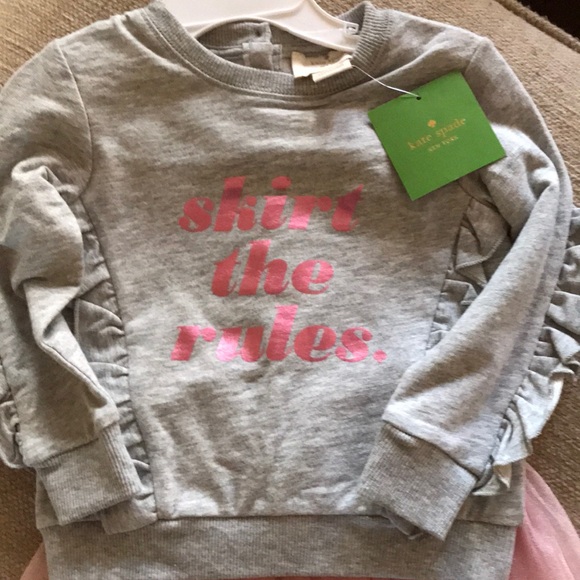 Kate Spade ♠️ Baby Girl “skirt the rules” NWT - Picture 8 of 8